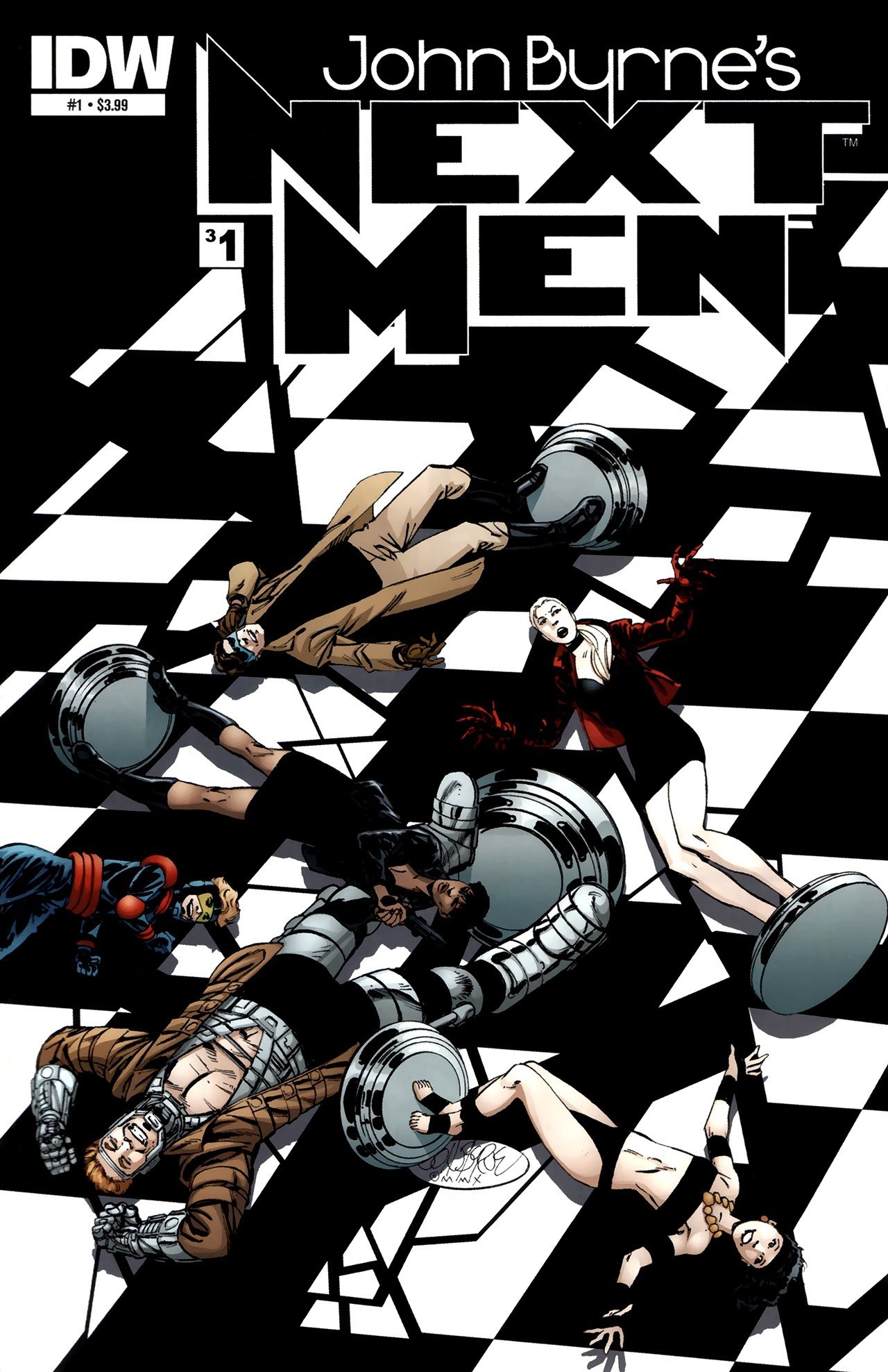 Portada ampliada de John Byrne's Next Men