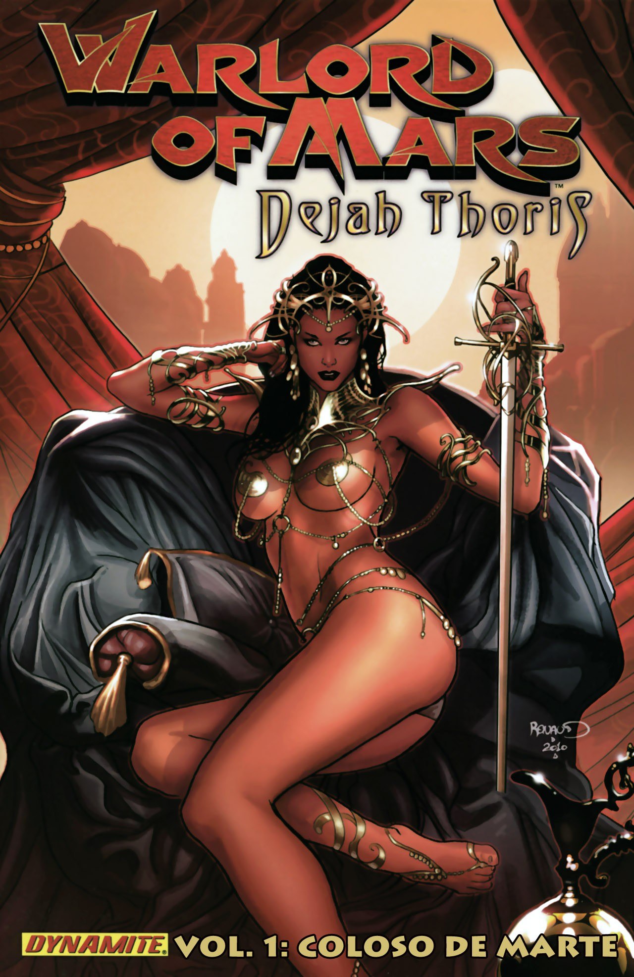Portada ampliada de Warlord of Mars Dejah Thoris
