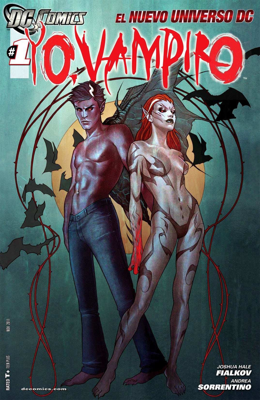 Portada ampliada de O VAMPIRO