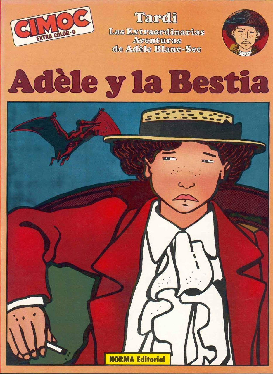 Portada ampliada de Adèle y la Bestia