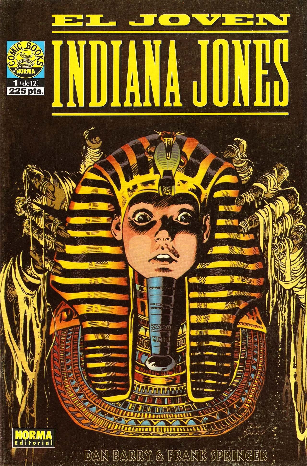 Portada ampliada de EL JOVEN INDIANA JONES