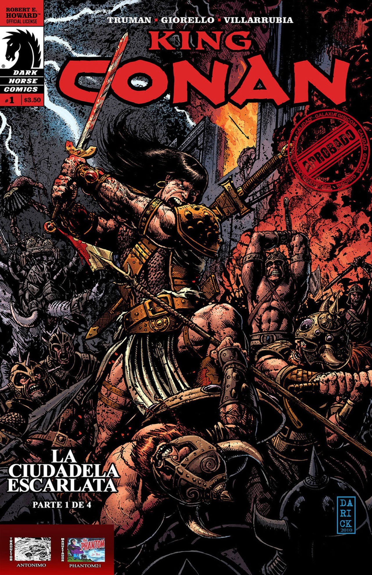 Portada ampliada de KING CONAN