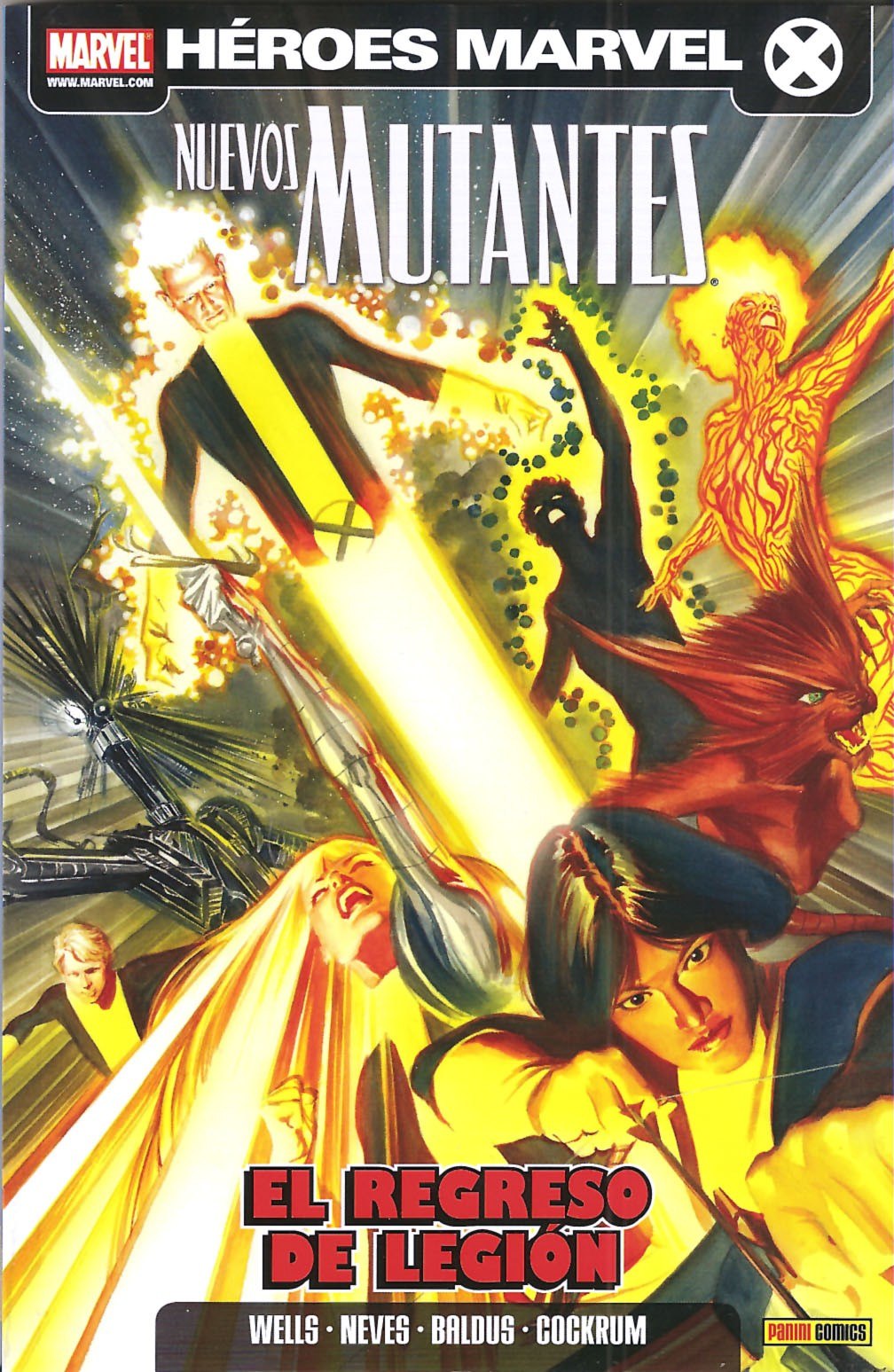Portada ampliada de NUEVOS MUTANTES EL REGRESO DE LEGION