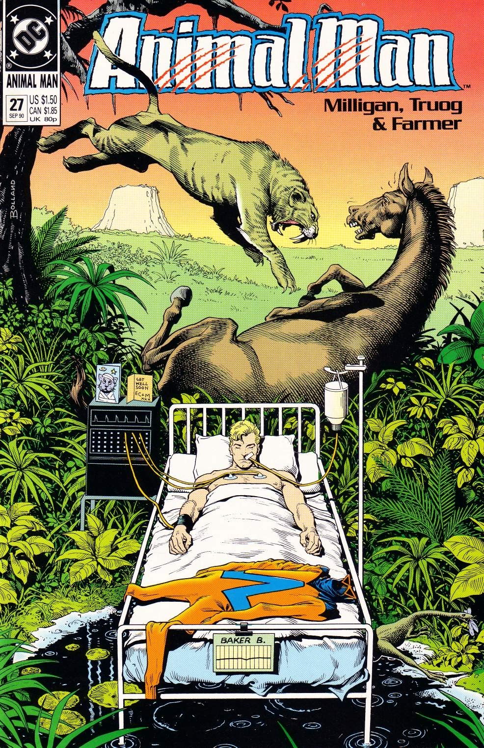 Portada ampliada de Animal Man