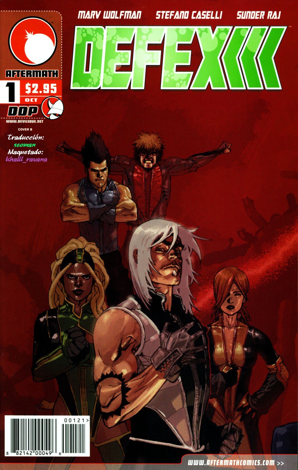 Portada ampliada de DEFEXX