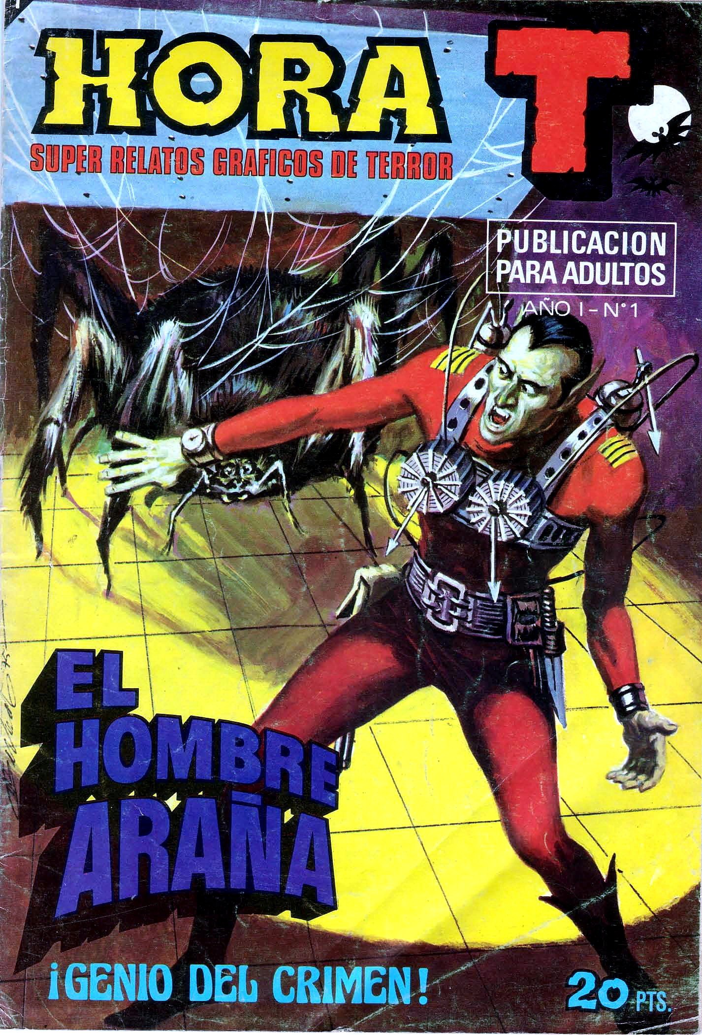 Portada ampliada de HORA T SUPER RELATOS GRÁFICOS DE TERROR