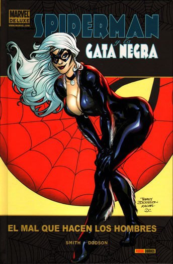 Portada ampliada de SPIDERMAN CATA NEGRA