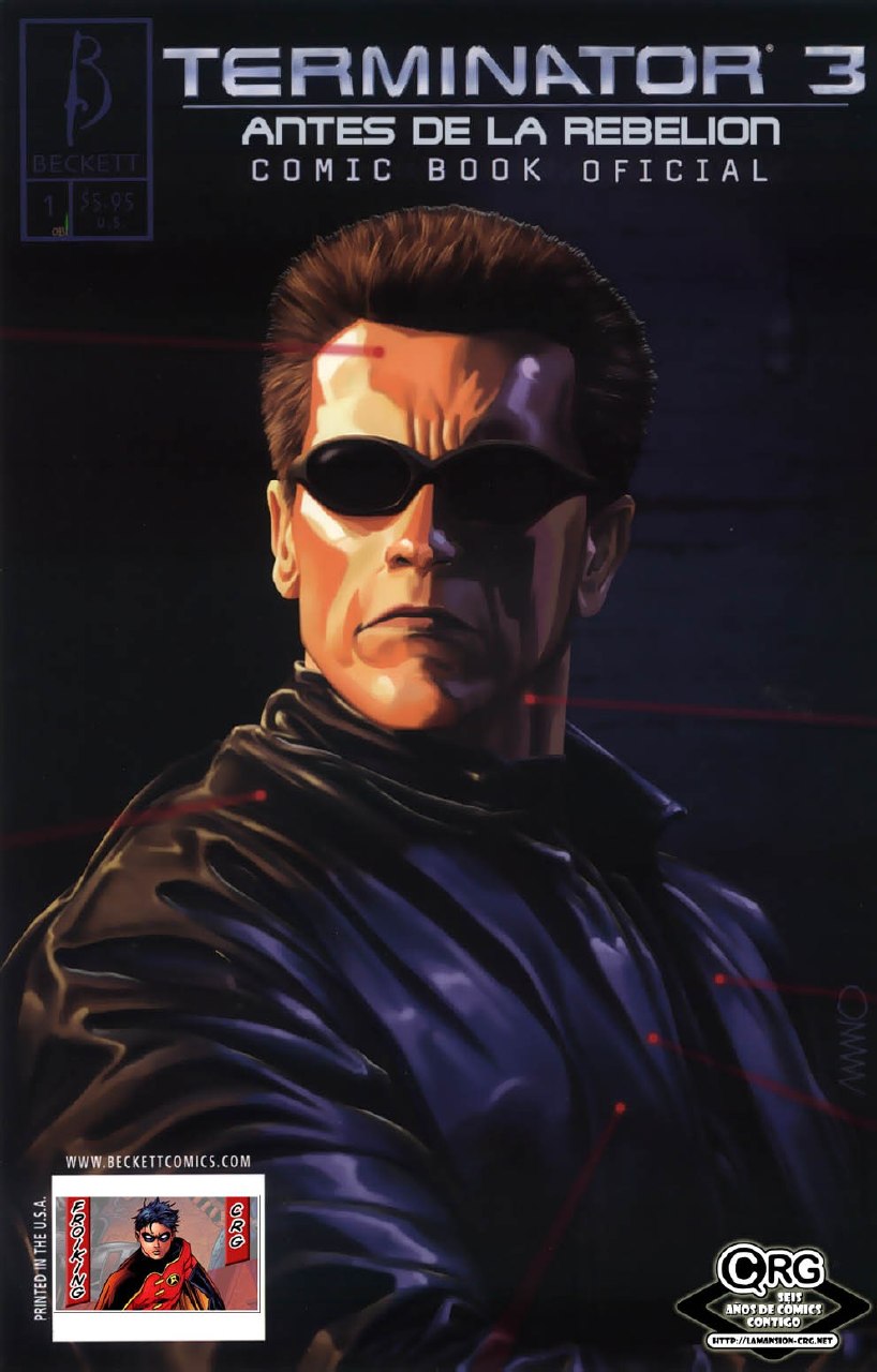 Portada ampliada de TERMINATOR