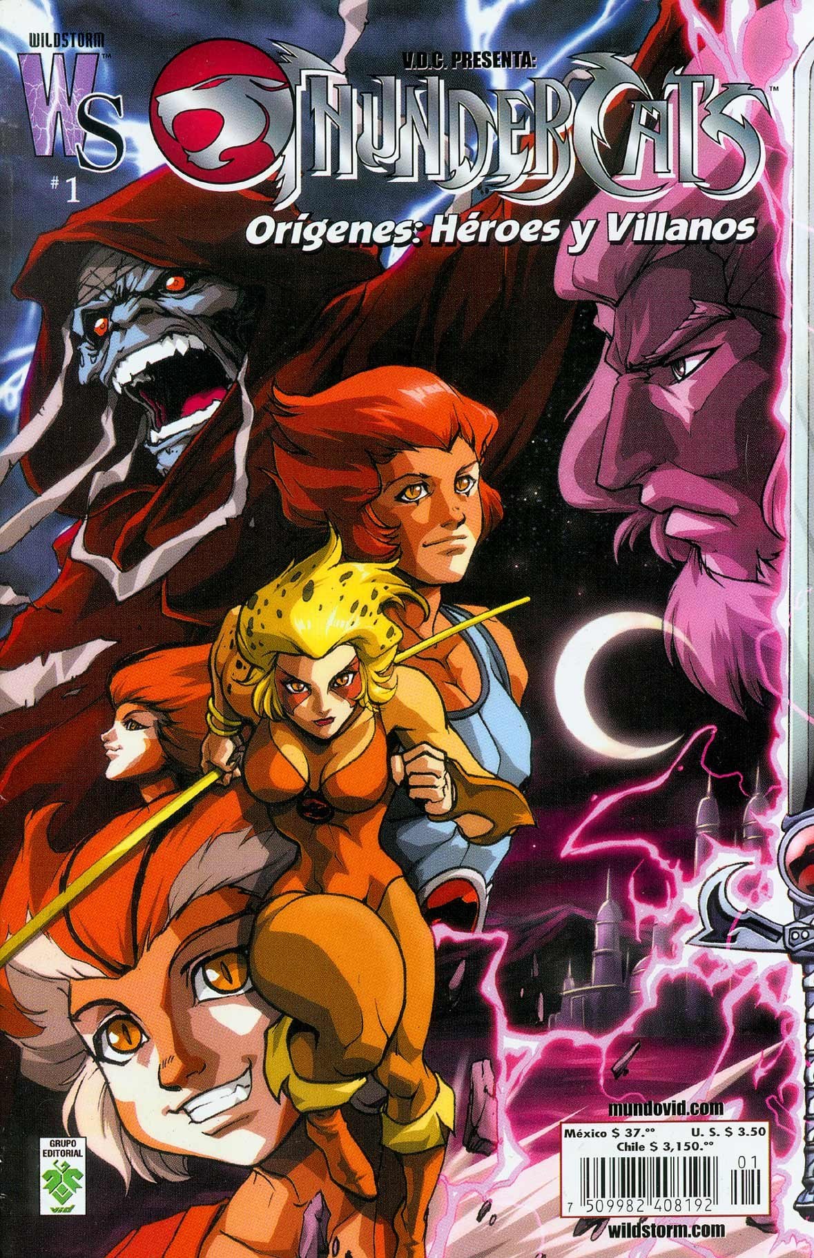 Portada ampliada de Vs Thundercats