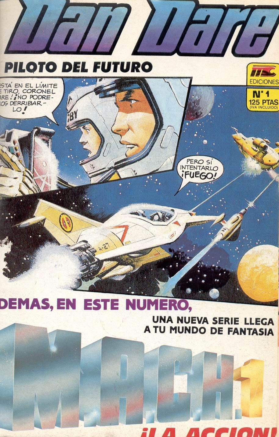 Portada ampliada de Dan Dare