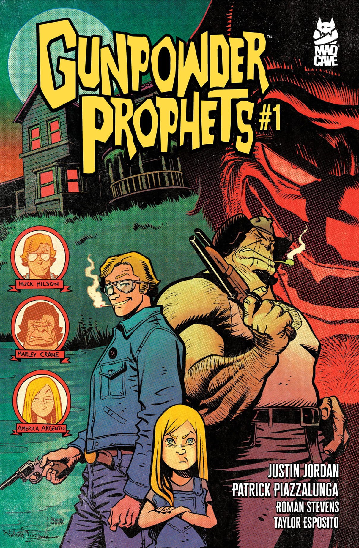Portada ampliada de GUNPOWDER PROPHETS #1