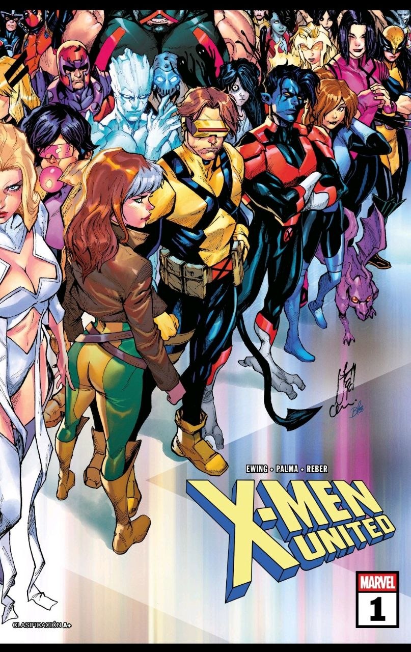 Portada ampliada de X-MEN UNITED