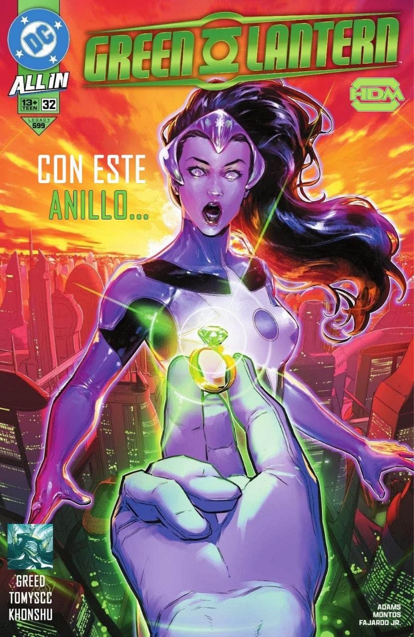 Portada ampliada de GREEN LANTERN
