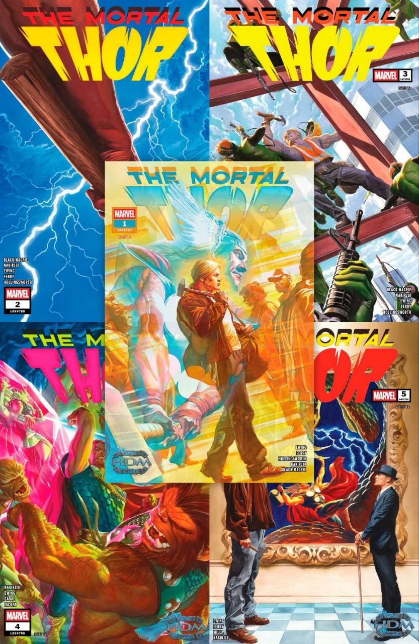 Portada ampliada de THE MORTAL THOR