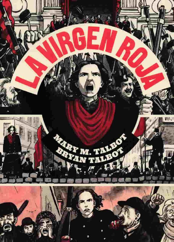 Portada ampliada de La Virgen Roja