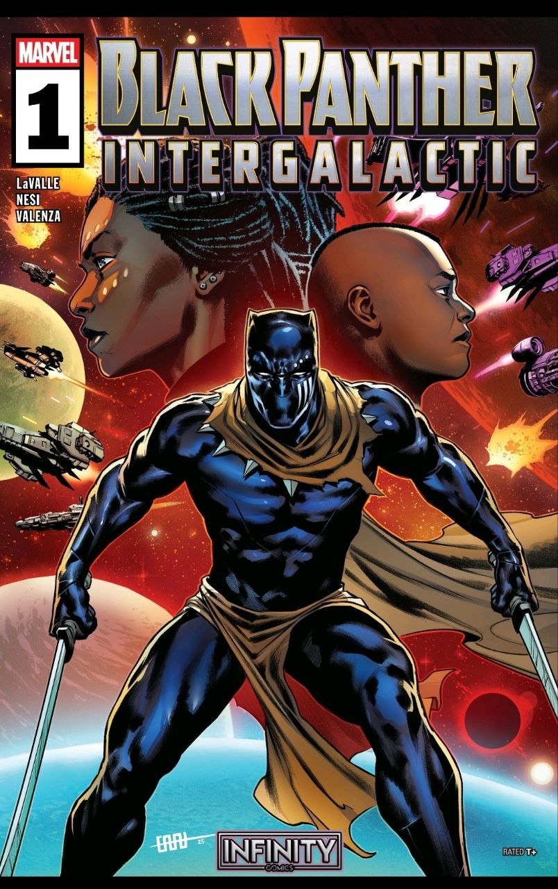 Portada ampliada de Black Panther Intergalactic