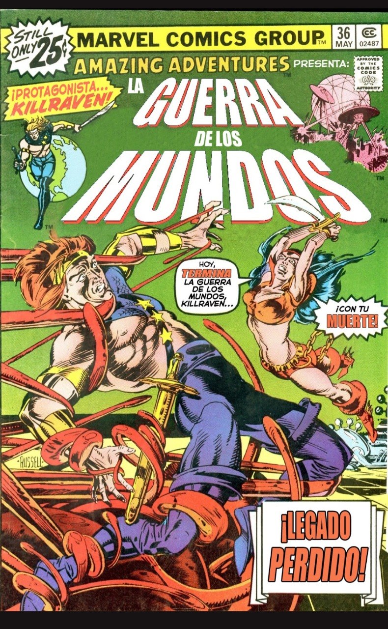 Portada ampliada de LA GUERRA DE LOS MUNDOS