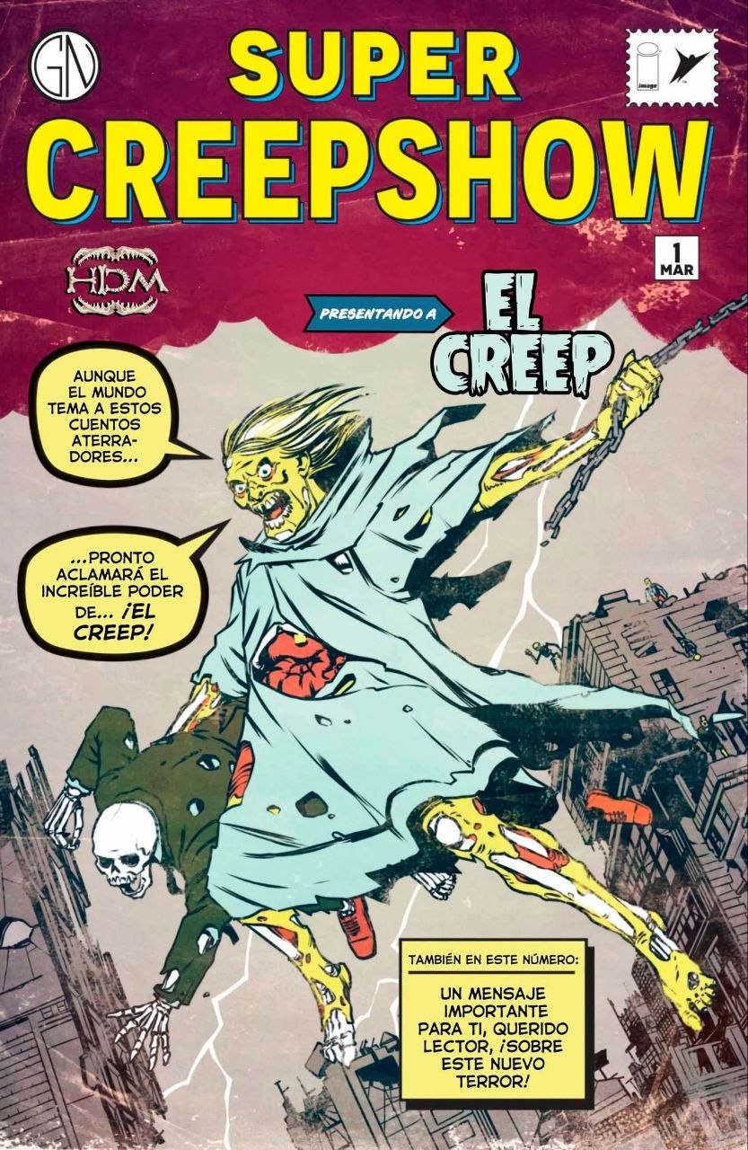 Portada ampliada de SUPER CREEPSHOW