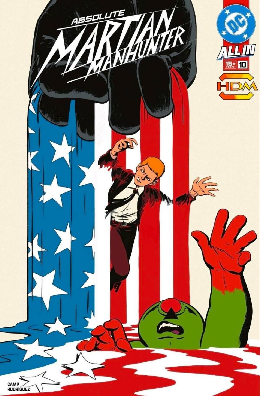 Portada ampliada de Absolute Martian Manhunter