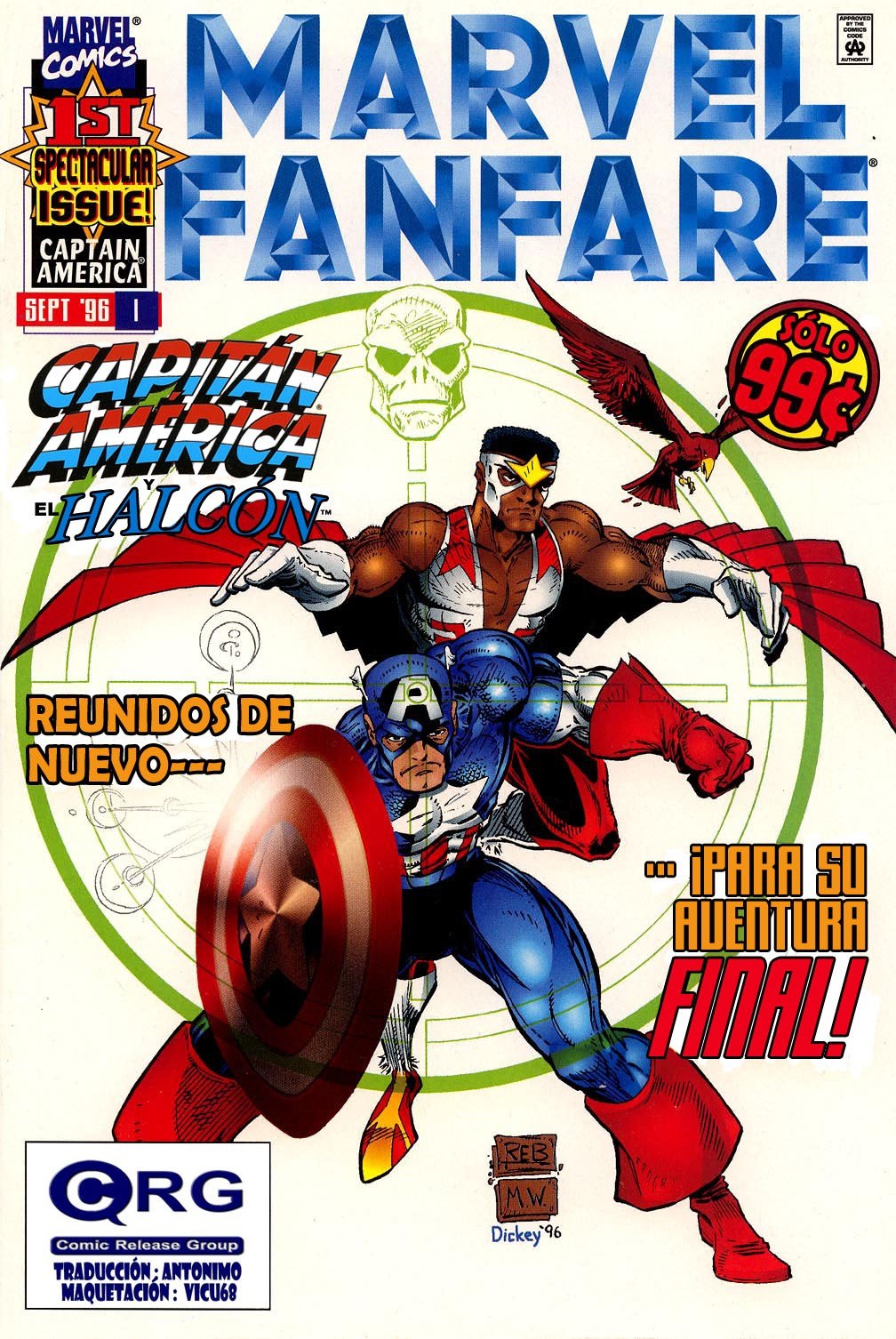 Portada ampliada de MARVEL FANFARE