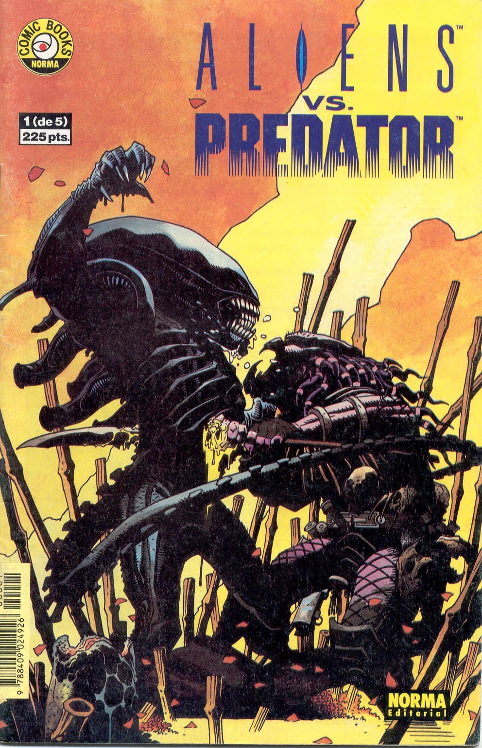 Portada ampliada de ALIENS VS. PREDATOR