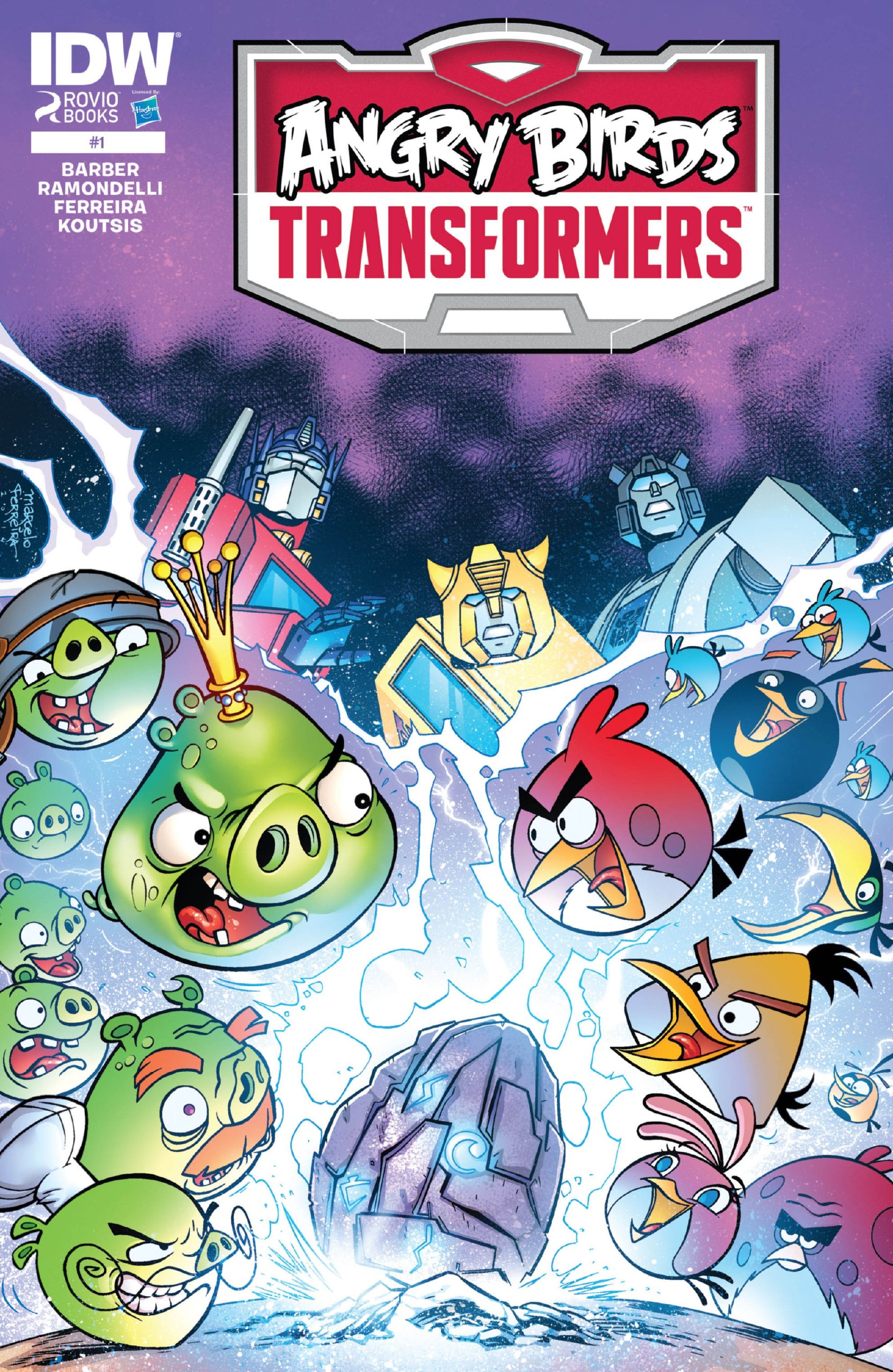Portada ampliada de ANGRY BIRDS TRANSFORMERS