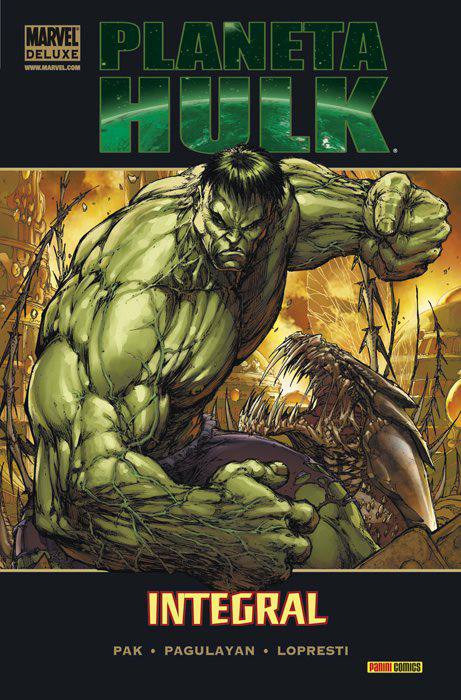 Portada ampliada de Planeta Hulk Integral
