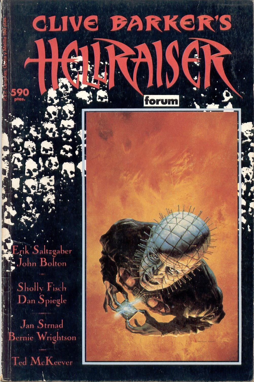Portada ampliada de Clive Barker's Hellraiser Forum