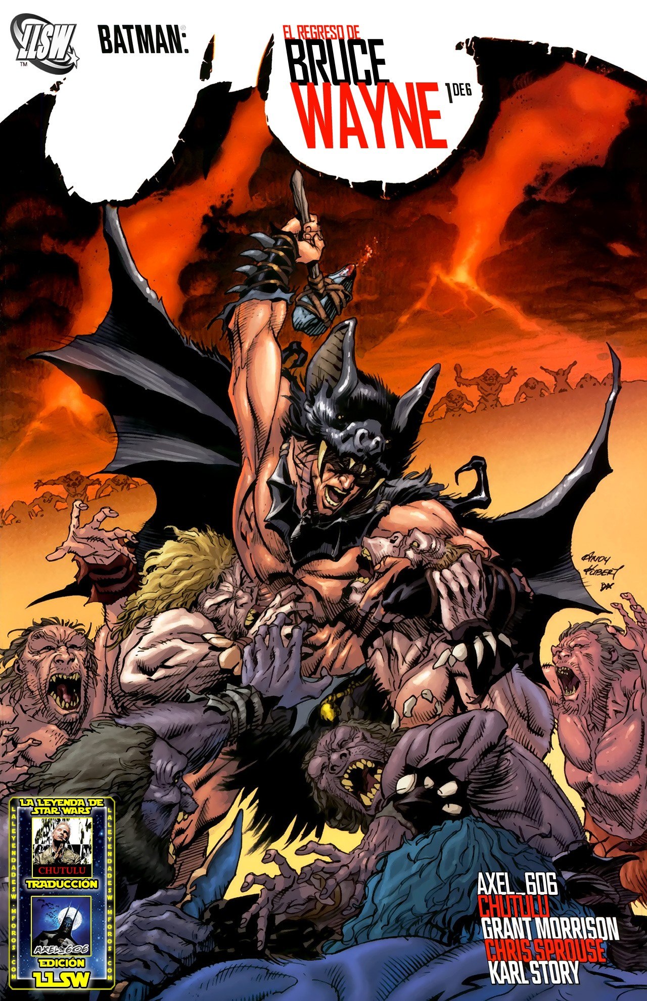 Portada ampliada de A Legend of Bruce Wayne
