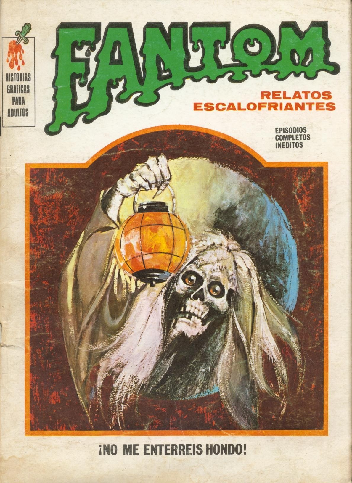 Portada ampliada de FANTOM RELATOS ESCALOFRIANTES