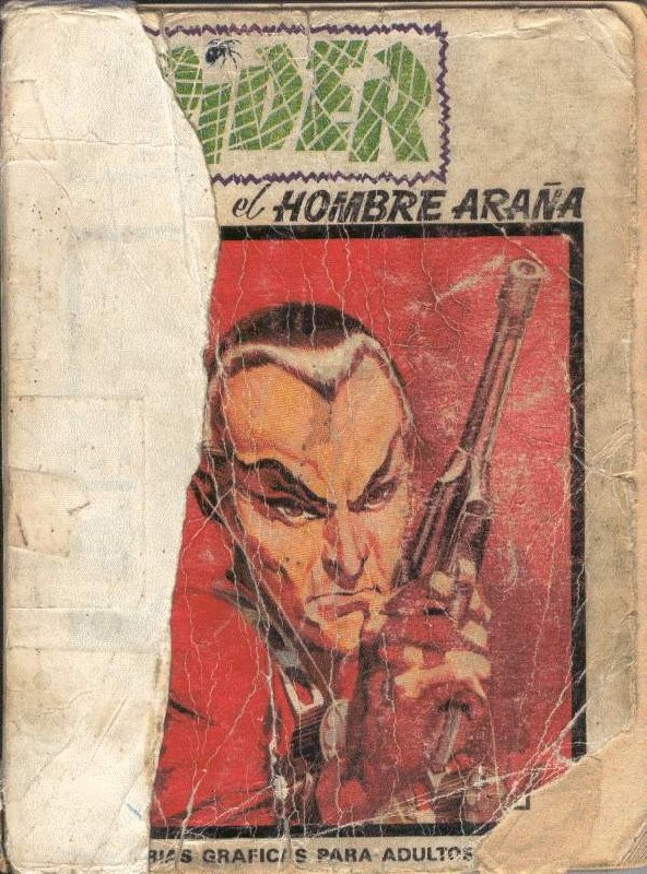 Portada ampliada de el HOMBRE ARAÑA