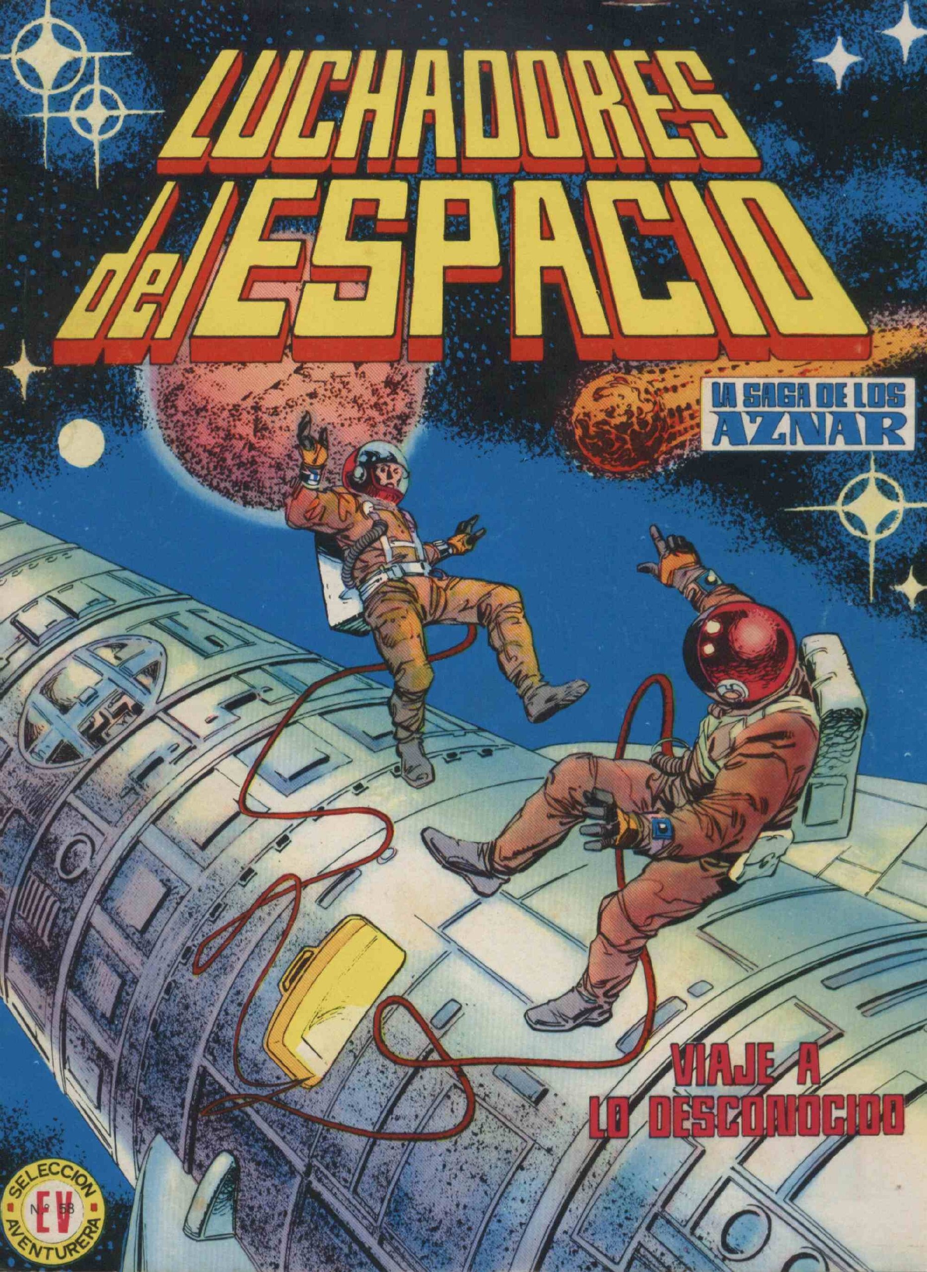 Portada ampliada de LUCHADORES del ESPACIO