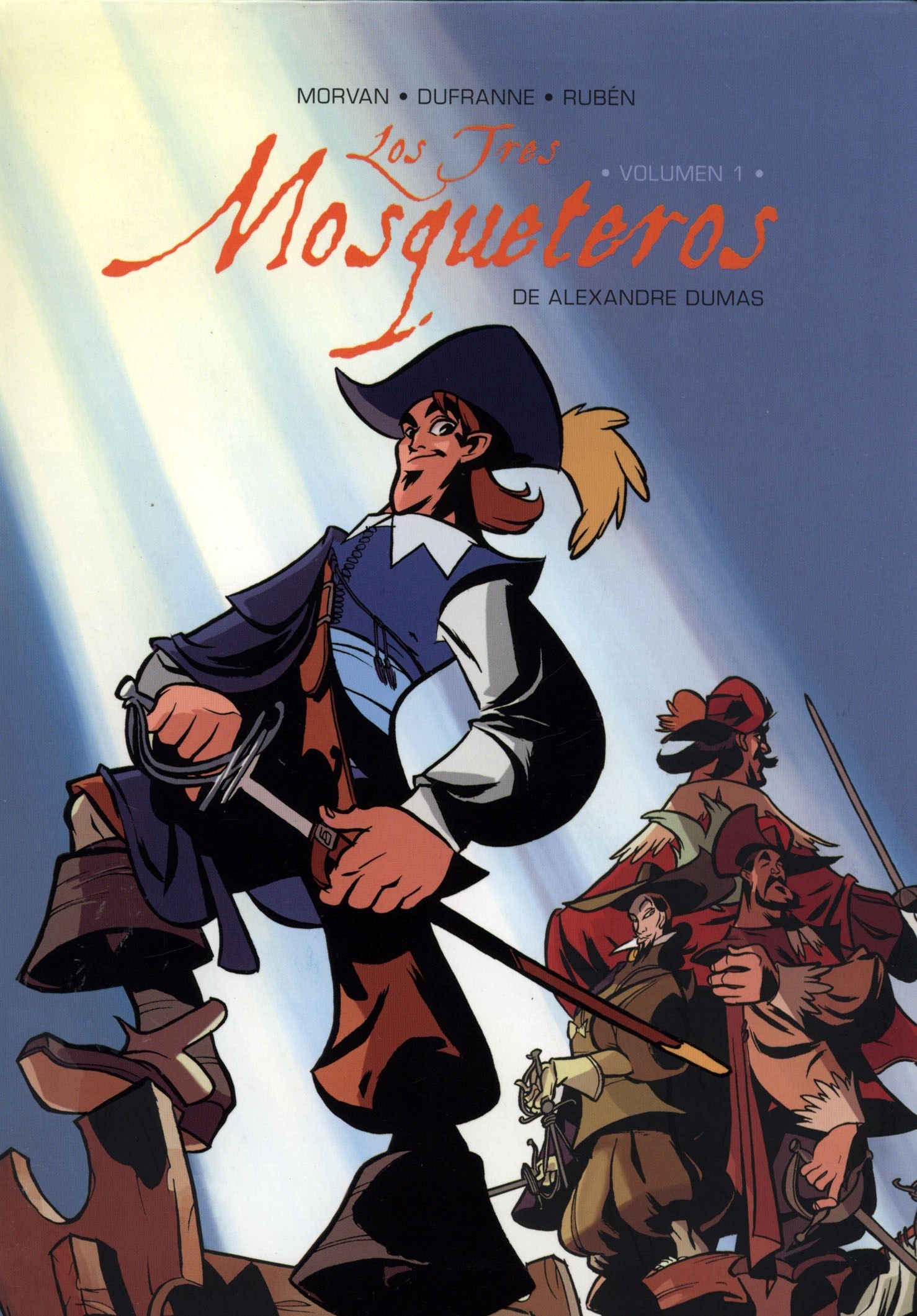 Portada ampliada de Les Trois Mosquetaires