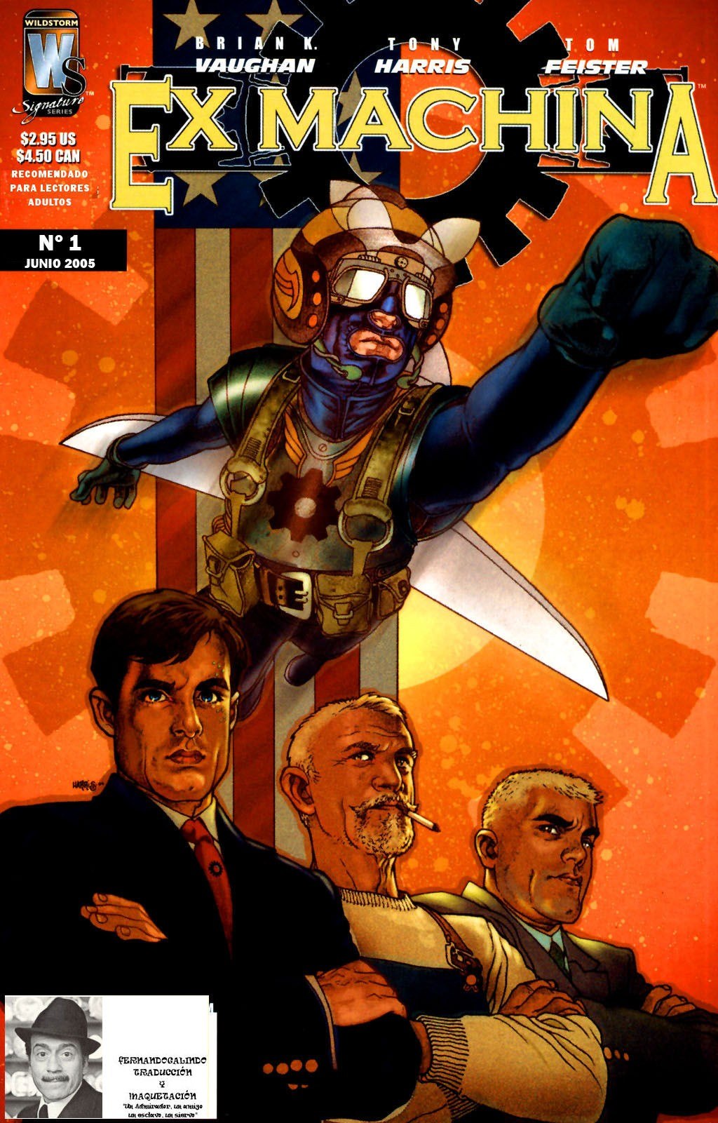 Portada ampliada de EX MACHINA