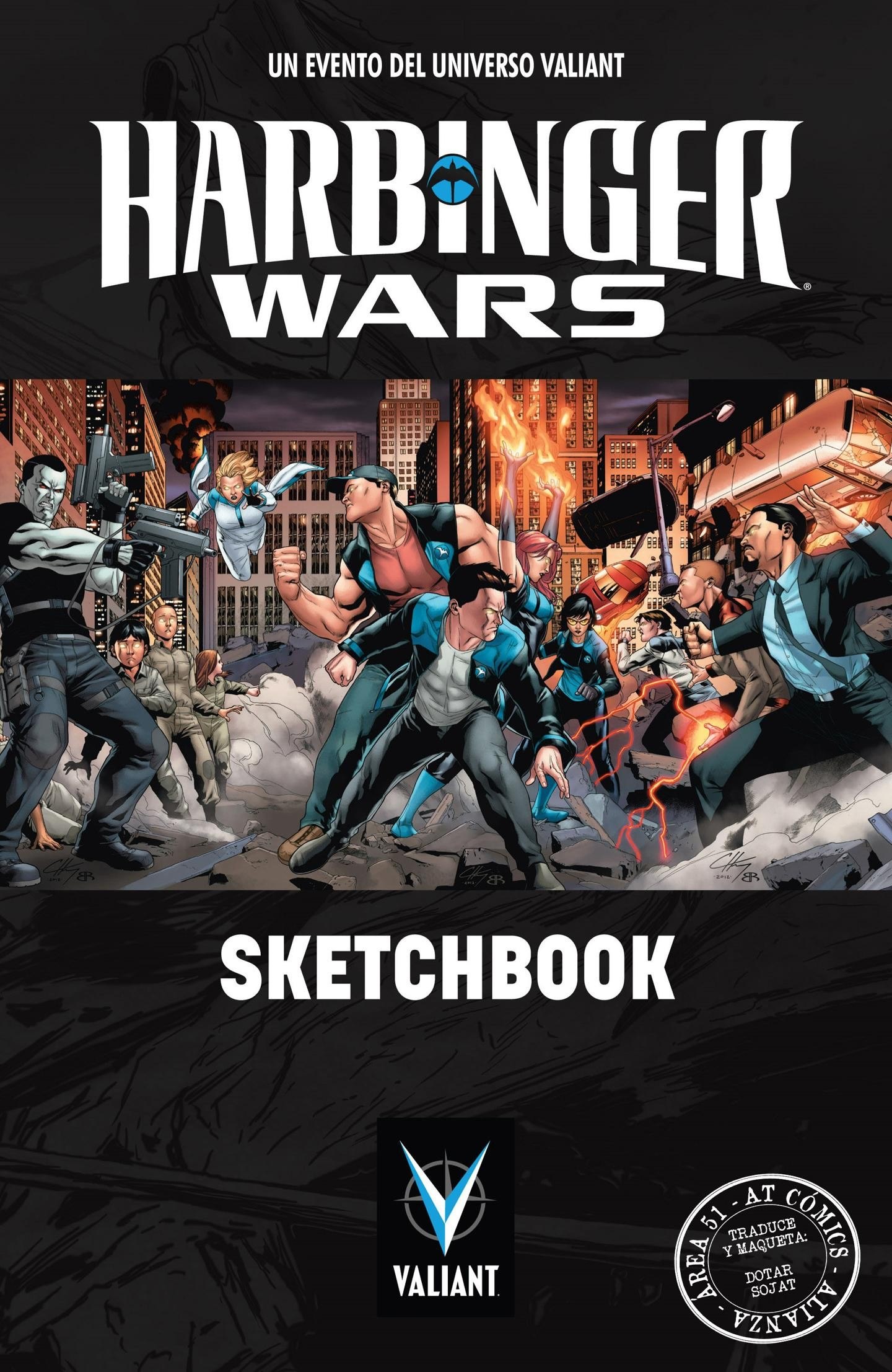 Portada ampliada de HARBINGER WARS