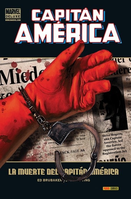 Portada ampliada de CAPITÁN AMERICA