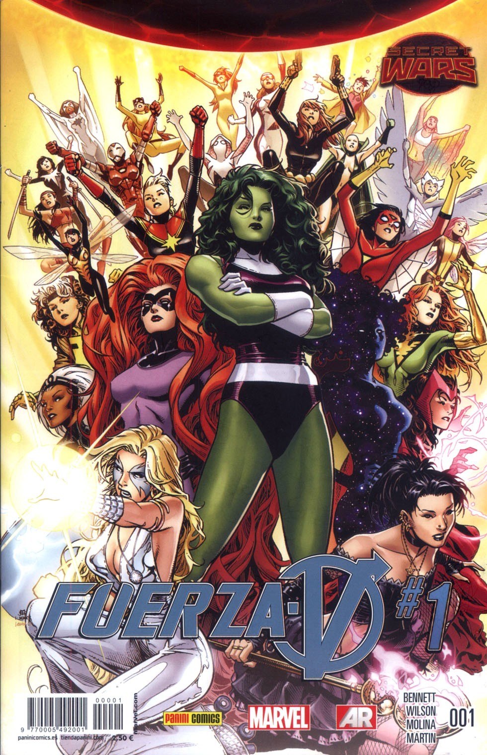 Portada ampliada de FUERZA V