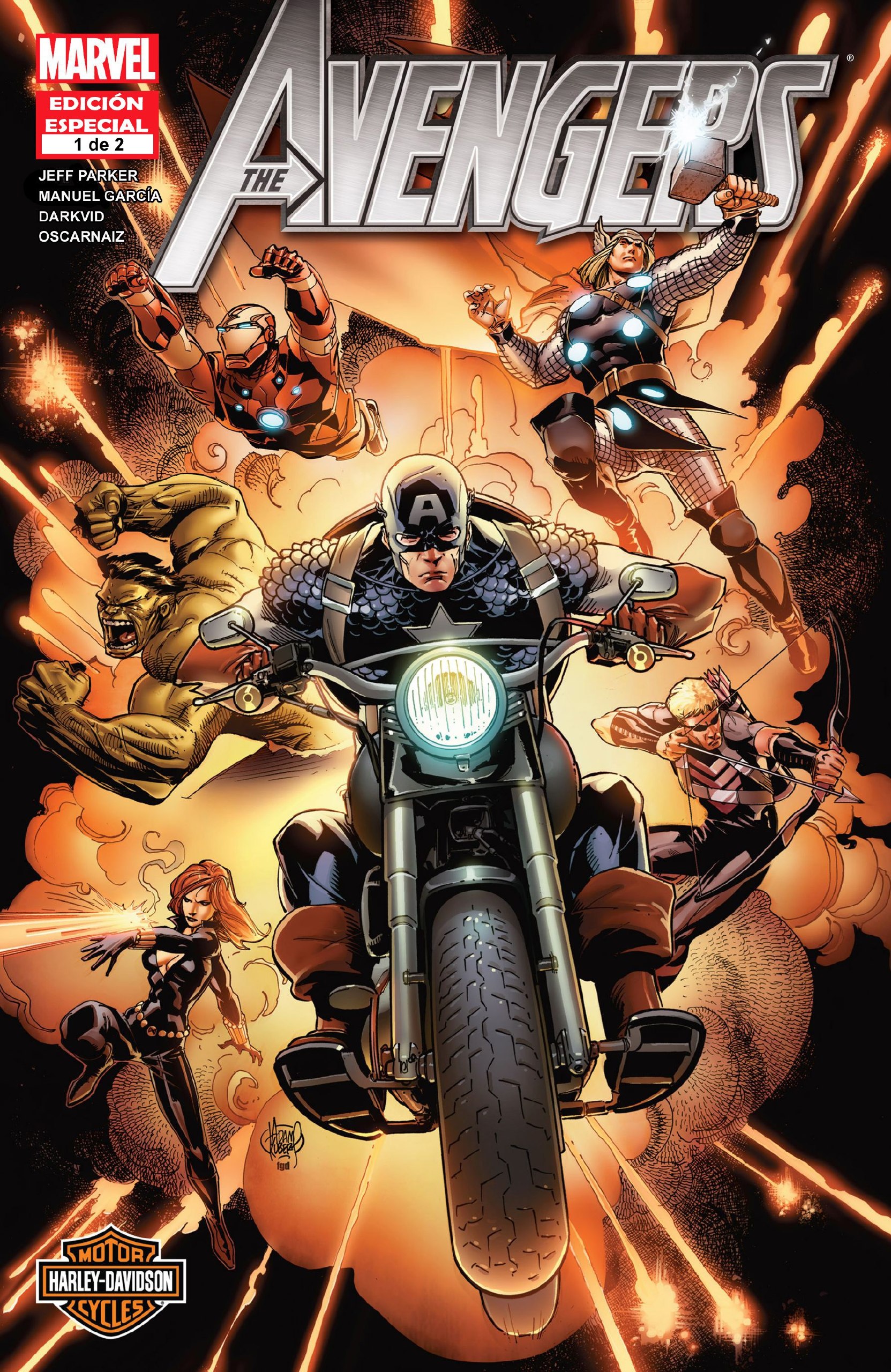 Portada ampliada de THE AVENGERS
