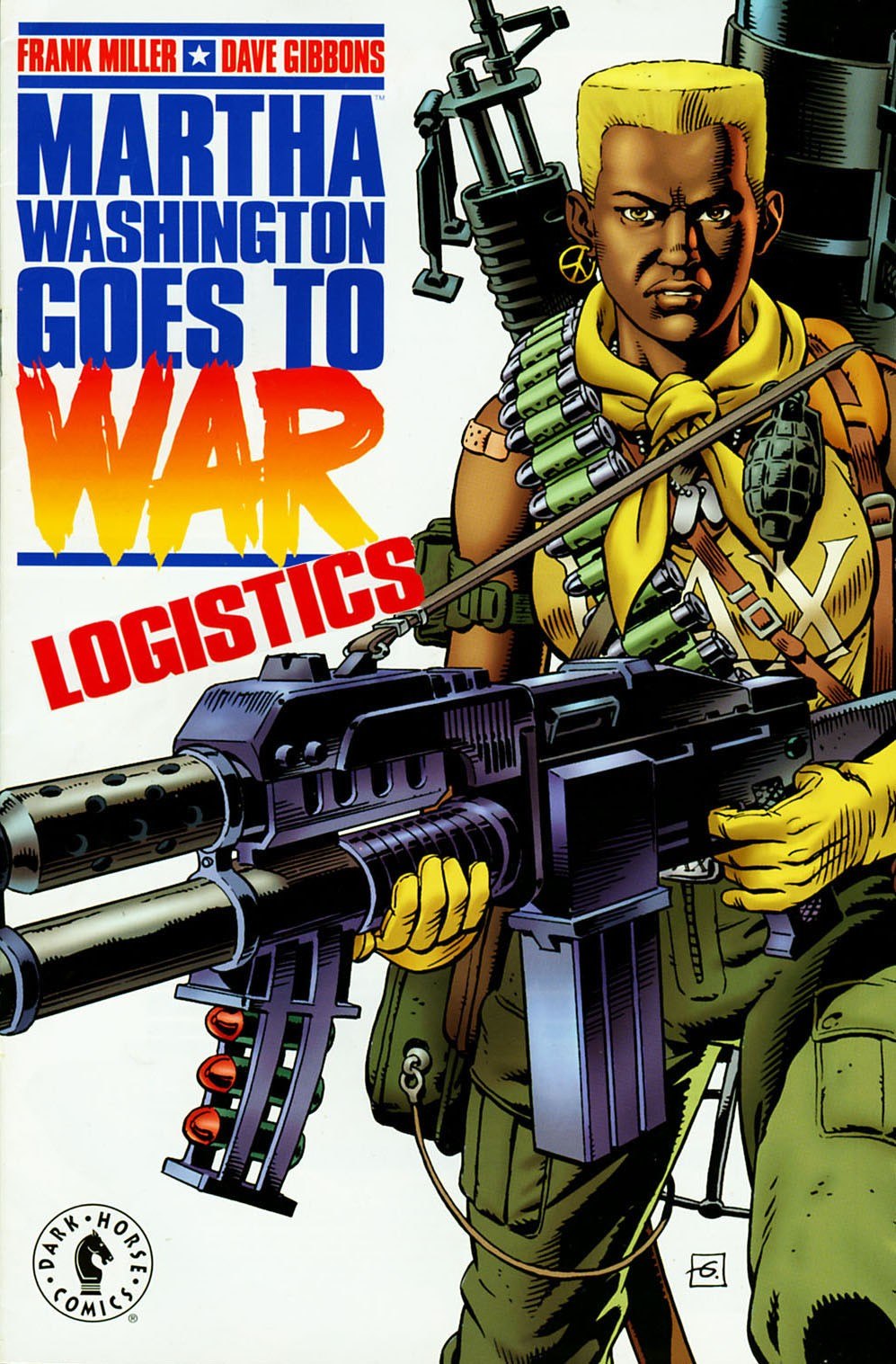 Portada ampliada de MARTHA WASHINGTON GOES TO WAR