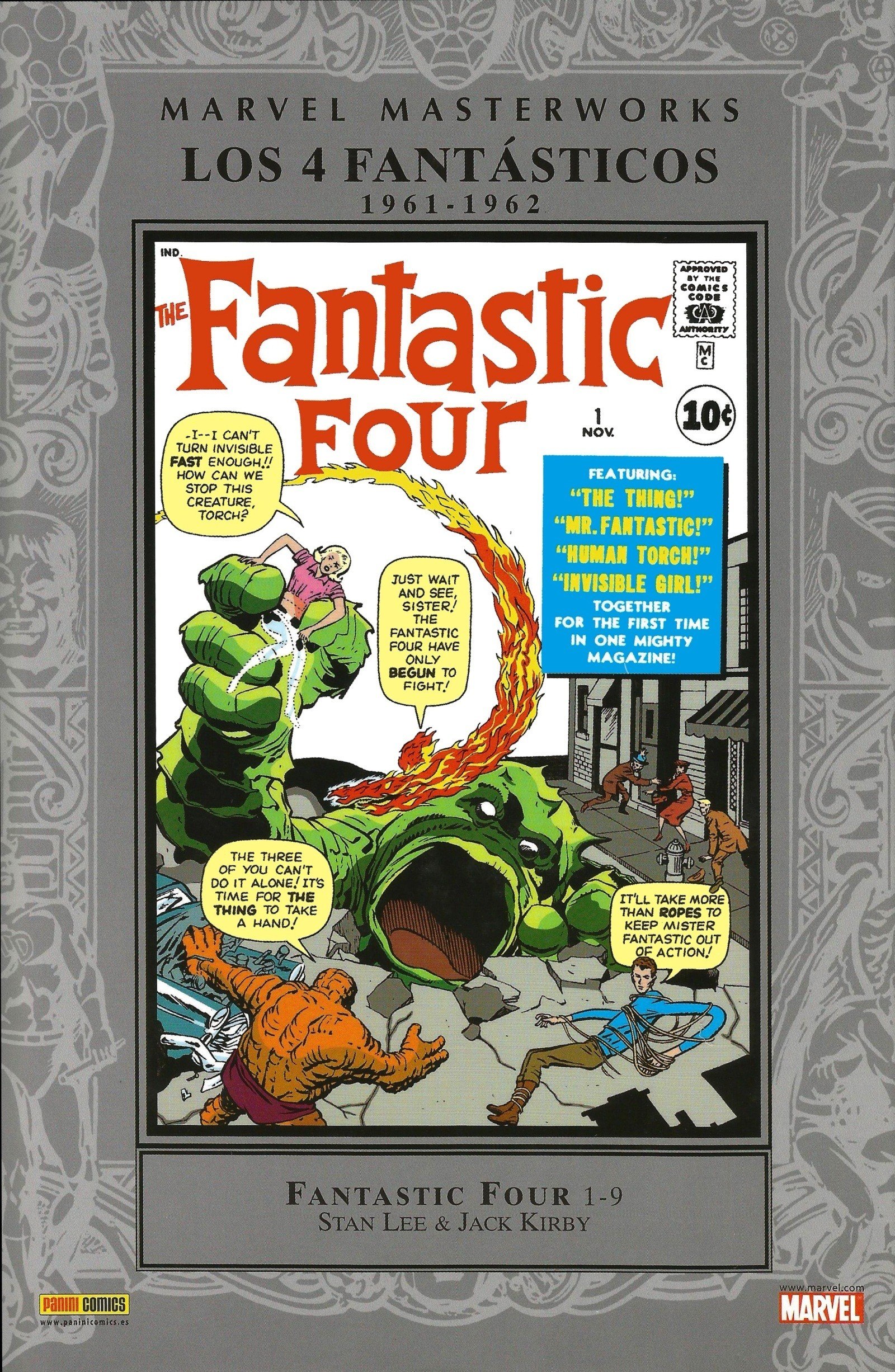 Portada ampliada de The Fantastic Four