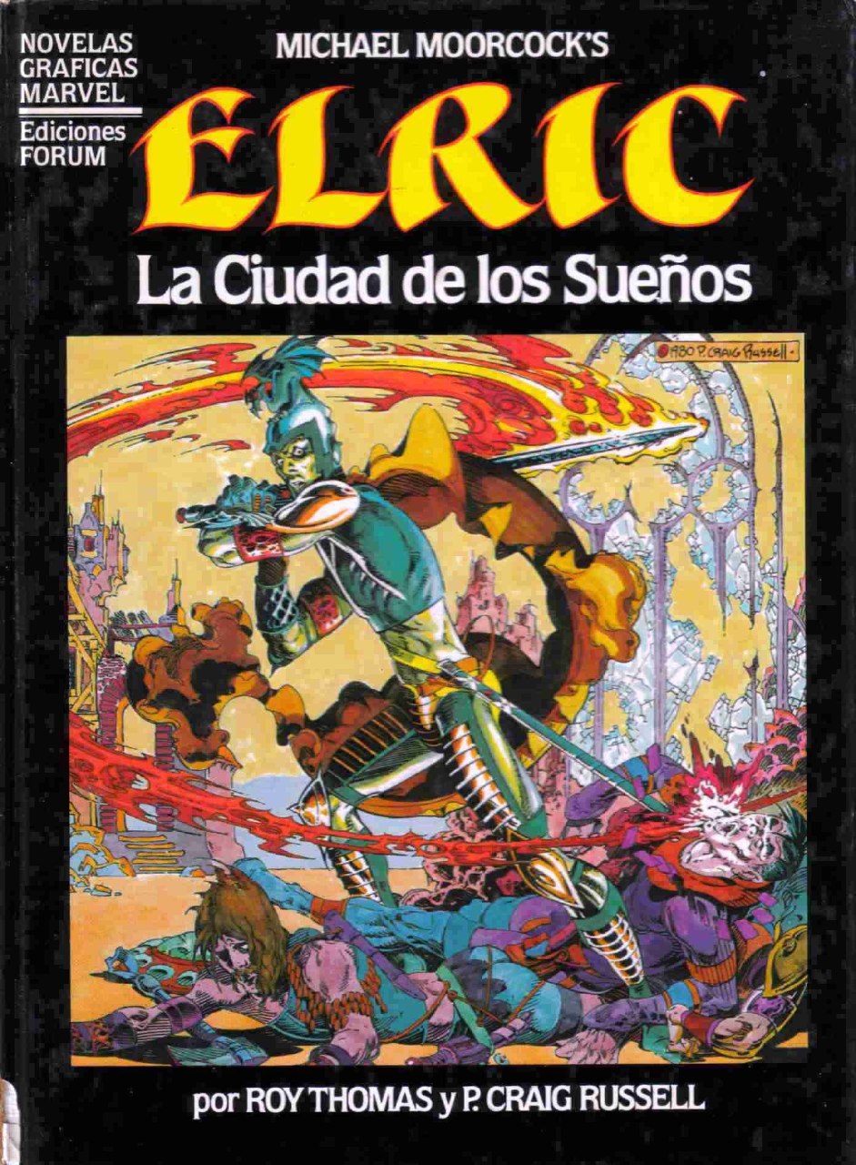 Portada ampliada de ELRIC La Ciudad de los Sueños