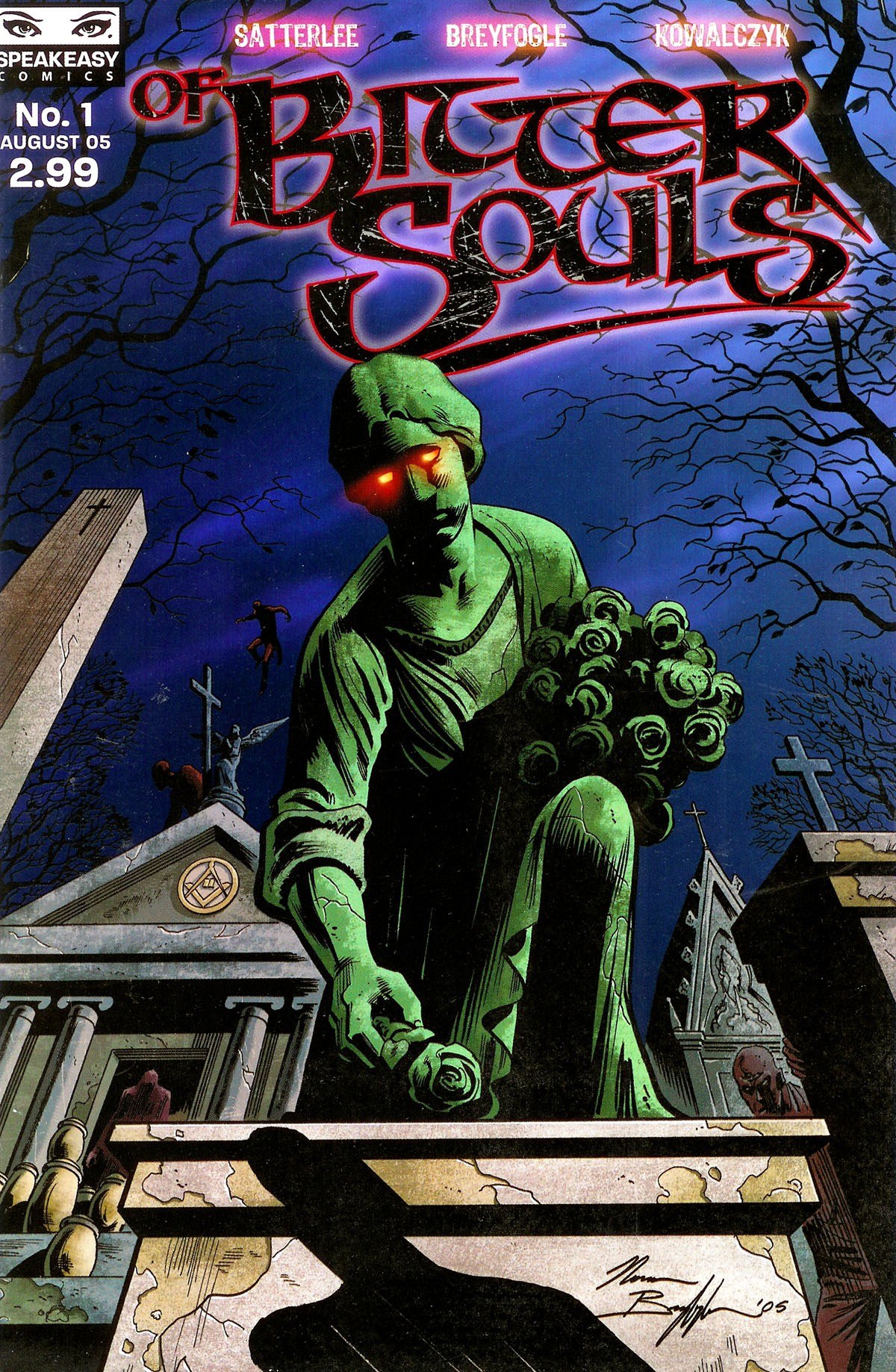 Portada ampliada de Of Bitter Souls