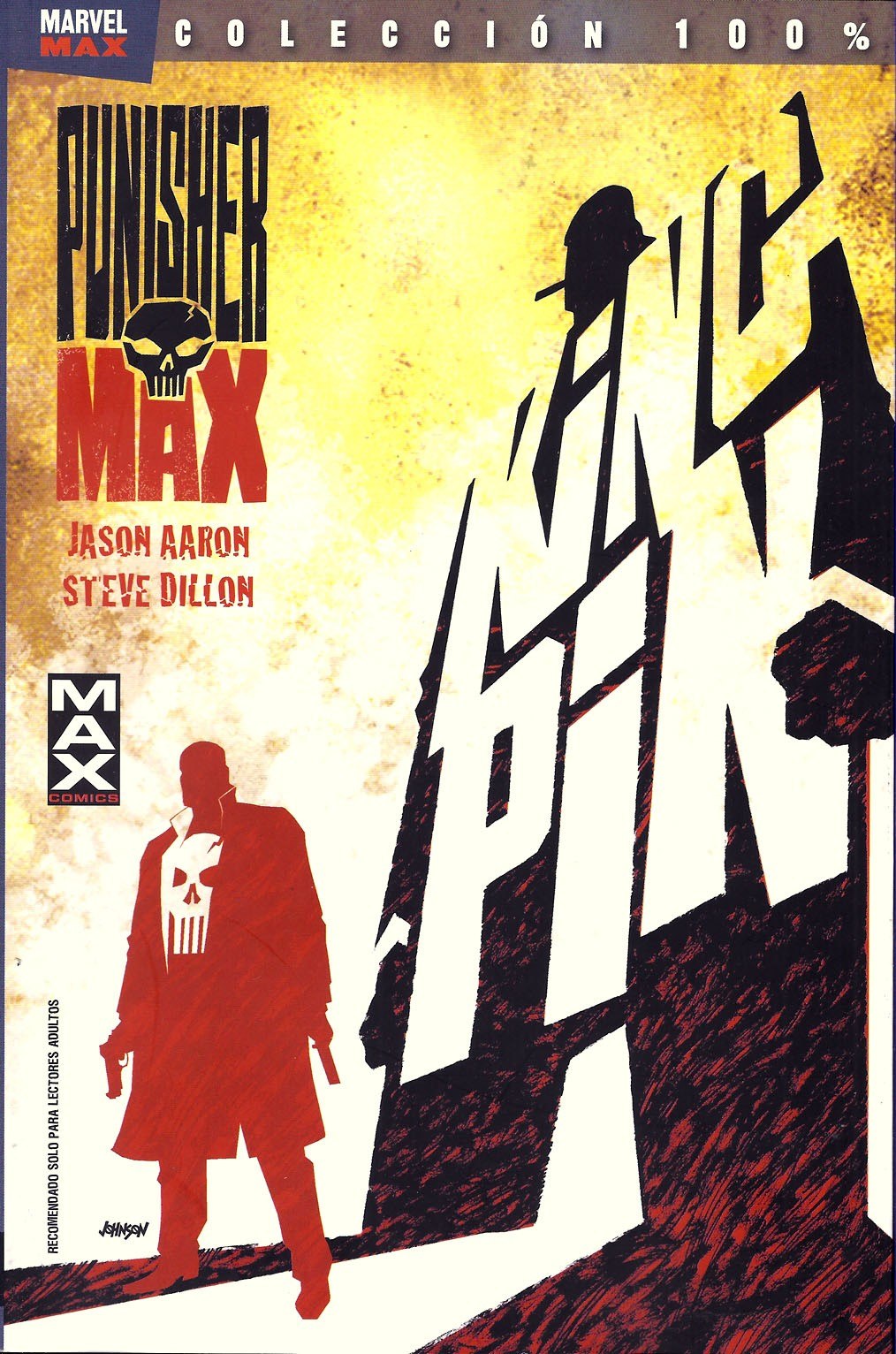 Portada ampliada de Punisher Max
