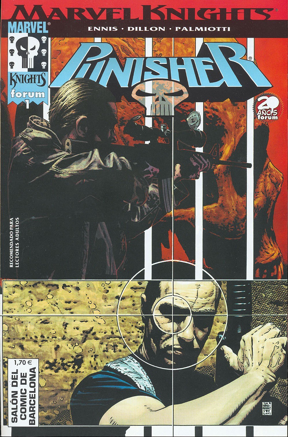 Portada ampliada de Punisher