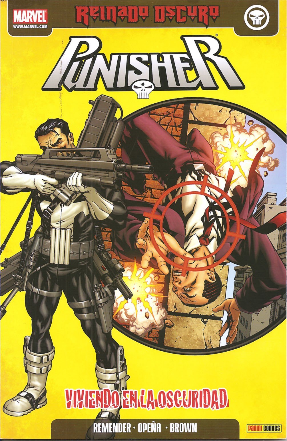 Portada ampliada de Punisher