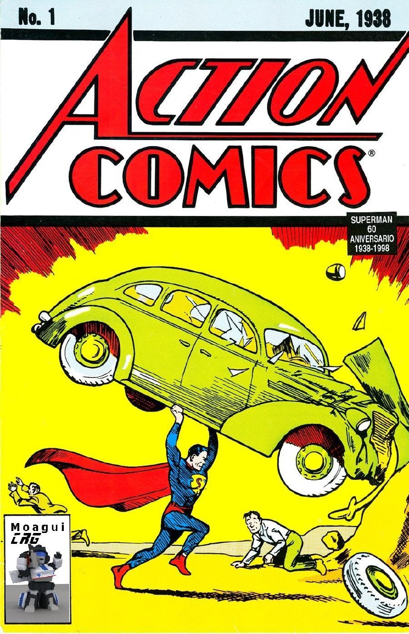 Portada ampliada de Action Comics