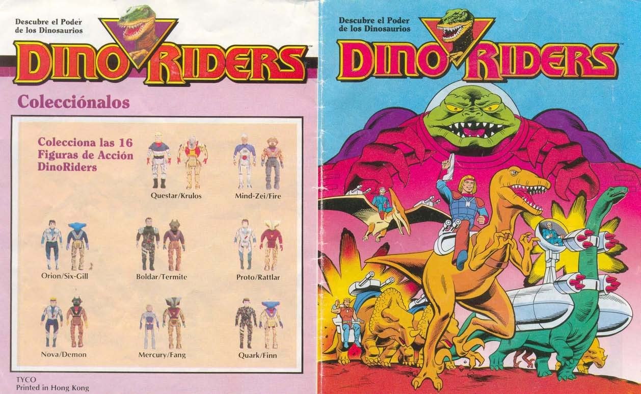 Portada ampliada de Dino Riders