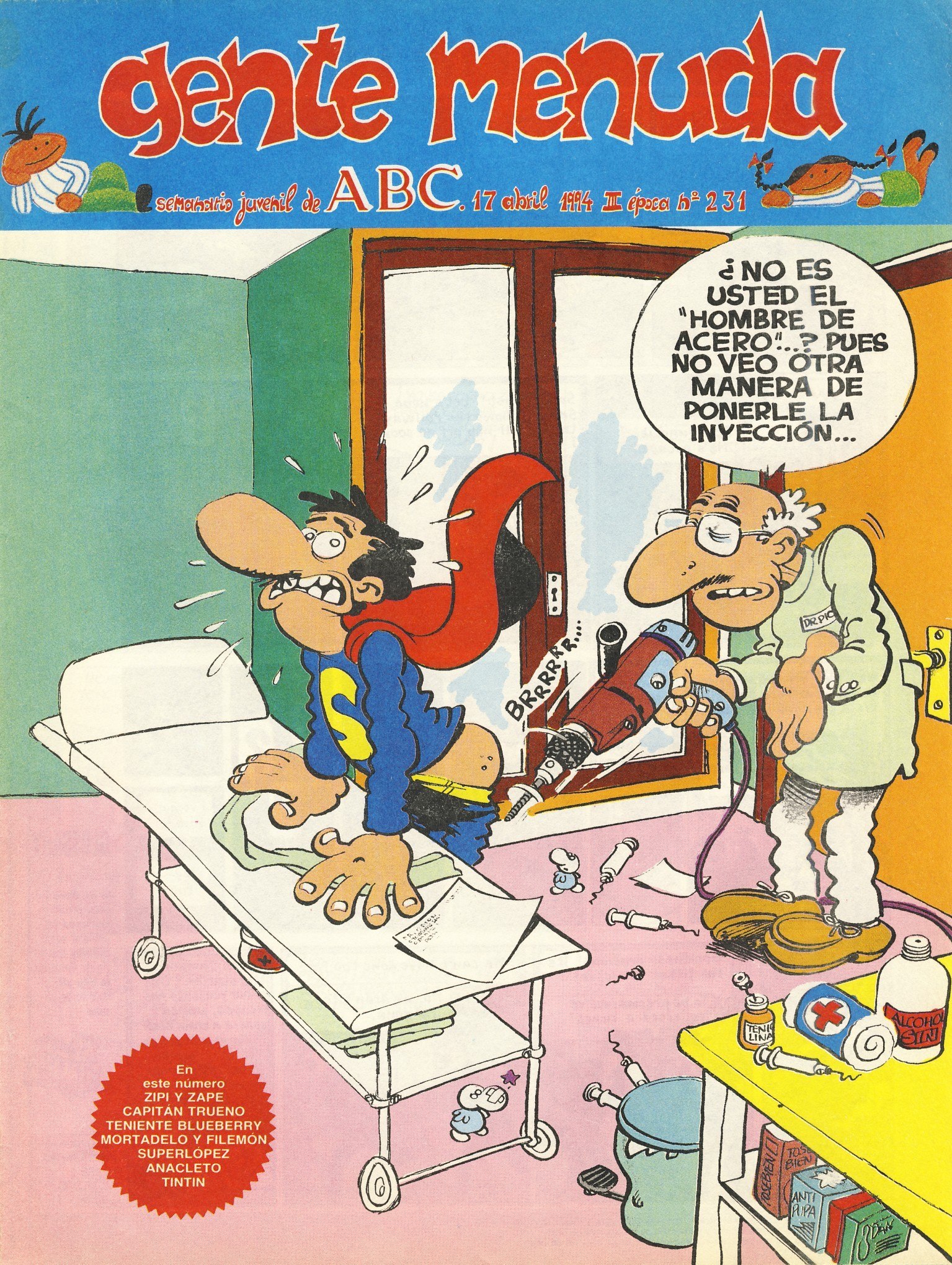 Portada ampliada de gente menuda
