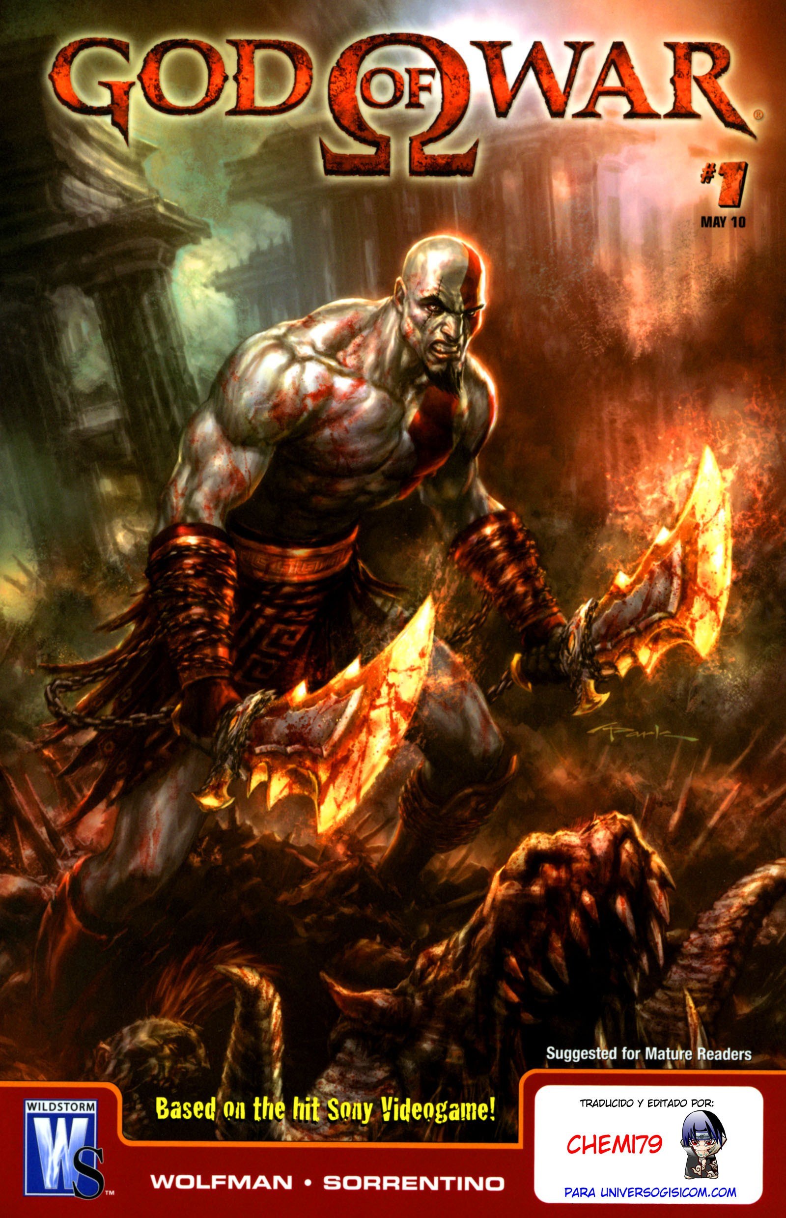 Portada ampliada de GOD OF WAR