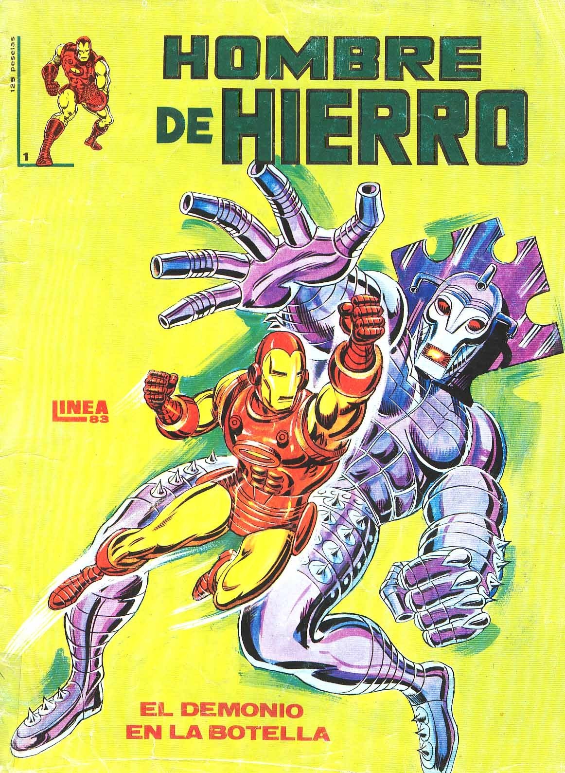Portada ampliada de HOMBRE DE HIERRO